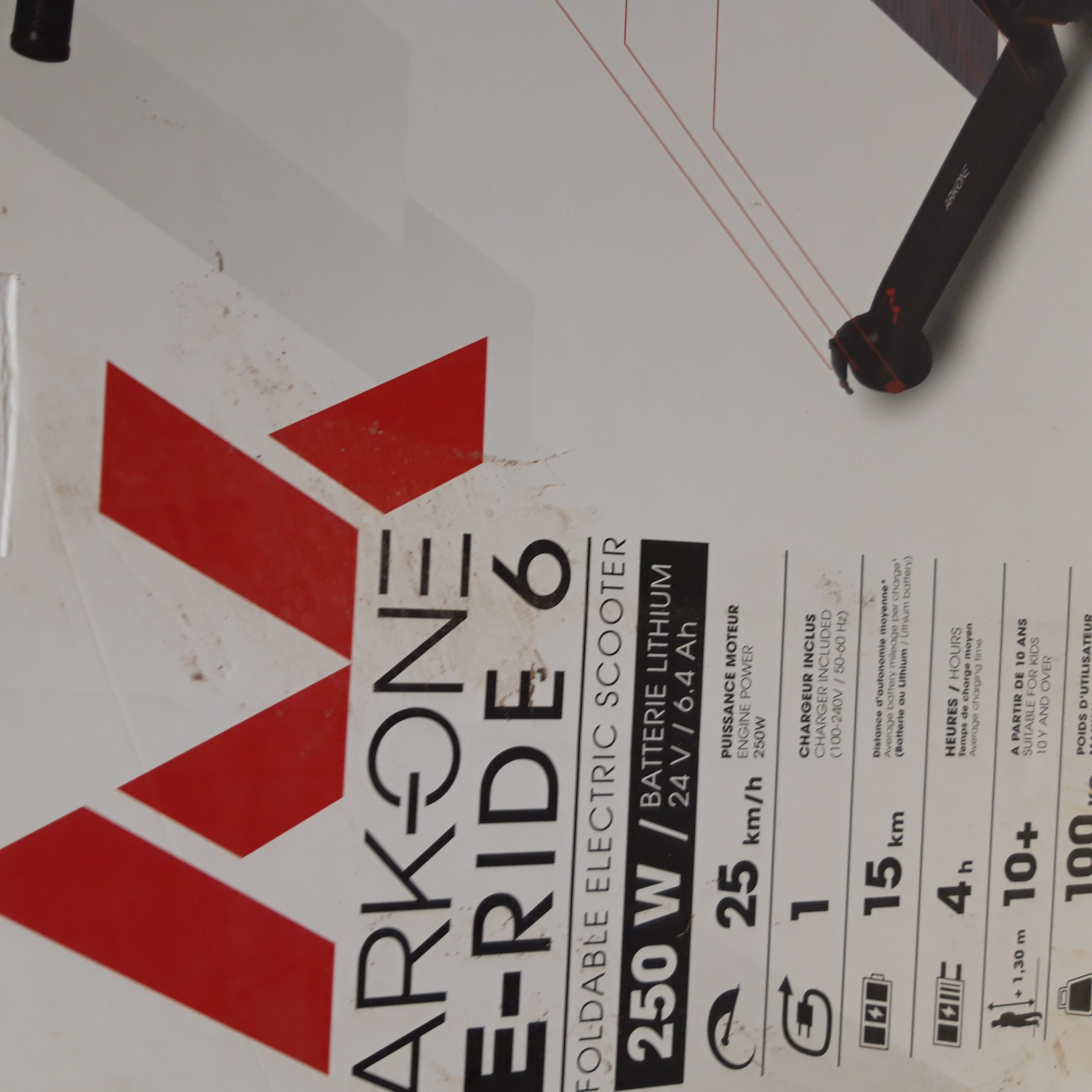 Trottinette électrique pliable, Arkone E-Ride 6 - Comme neuf - Photo 2